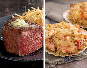 Lobster Mac and Cheese with Filet Mignon