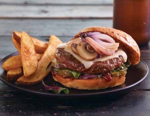 Burger Toppings on Classic Steakburger