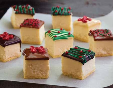 Holiday Cheesecake Bites