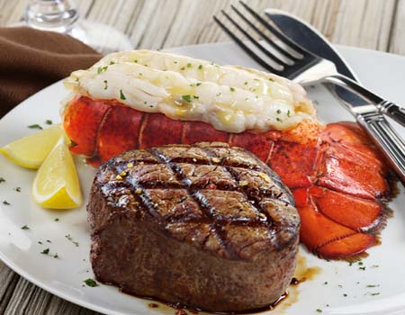 Filet Mignon and Lobster Tails