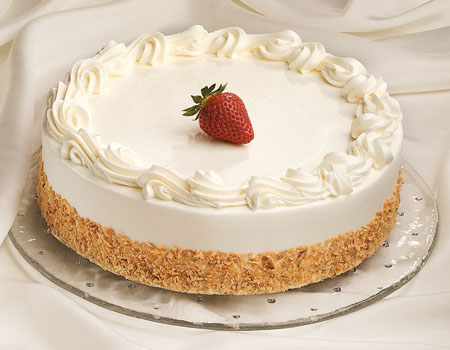 Strawberries and Cream Cheese Cake