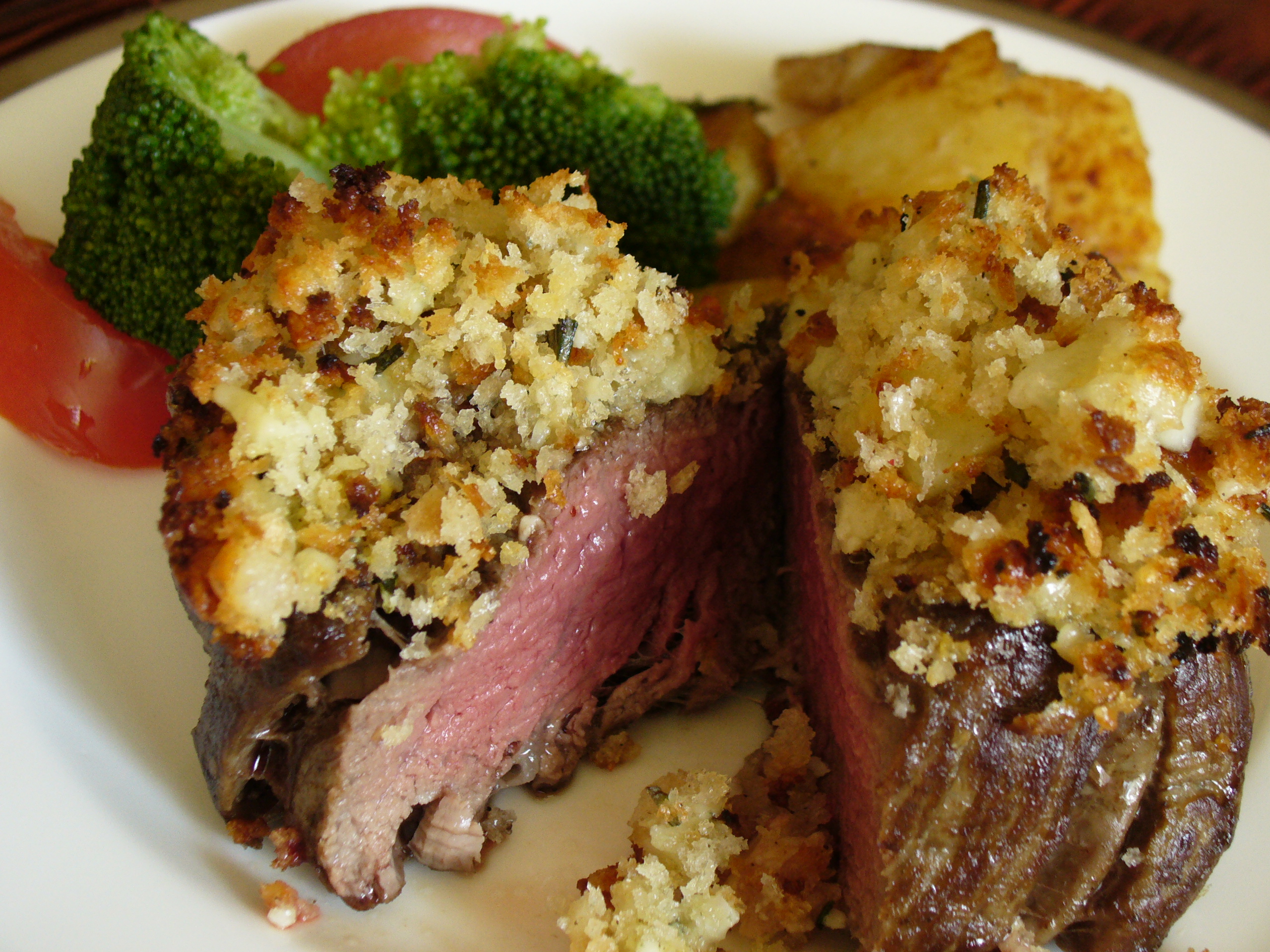 Bleu Cheese Crusted Filet