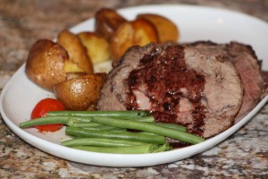 Prime Rib Roast and Yorkshire Pudding