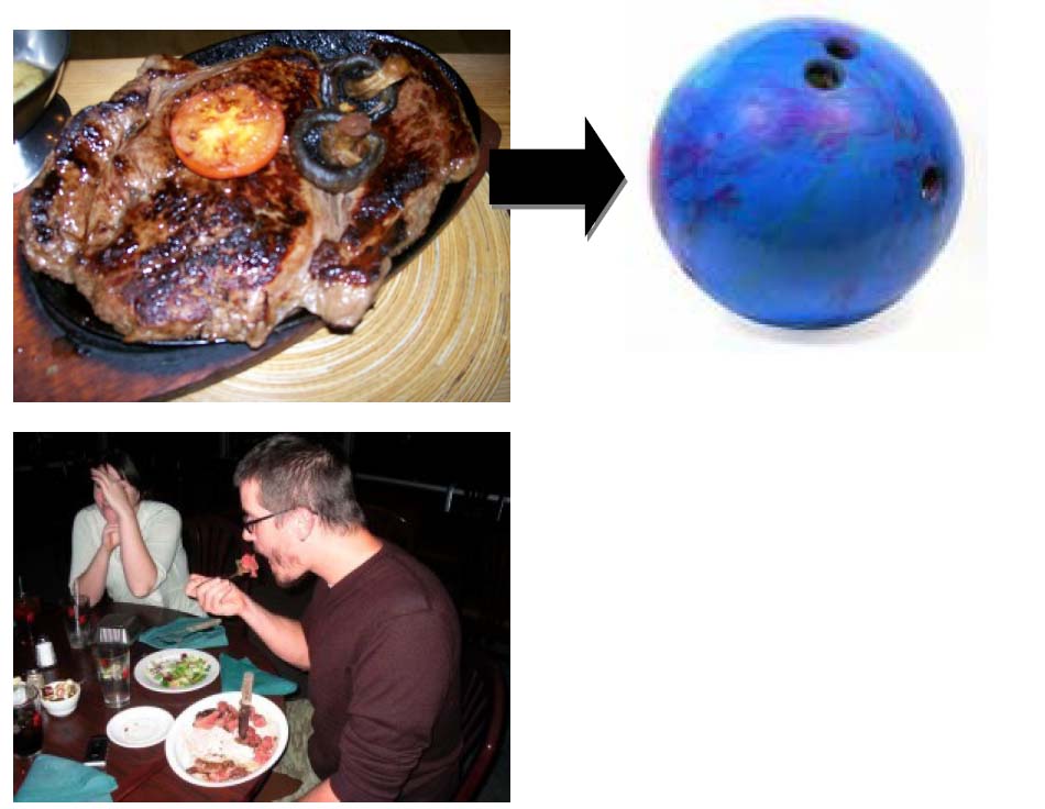 steak bowling ball