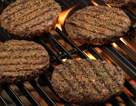 grilling steakburger